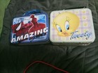 THE AMAZING SPIDERMAN 2 AND TWEETY-BIRD SMALL METAL LUNCH BOXES — photo 1