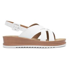 Lilley & Skinner Womens Sandals White Adults Ladies Strappy Cuba Size