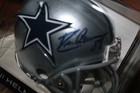 SIGNED DREW PEARSON (DALLAS COWBOYS) MINI HELMET WITH COA — photo 3