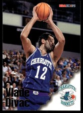 Vlade Divac 1996-97 Hoops #204 Hornets NBA READ FREE SHIPPING AutographDen