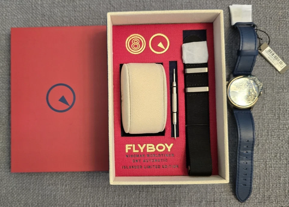 AVI-8 x Islander Limited Edition Flyboy Wingman Worldtimer GMT - Image 2 of 4