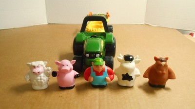 Tomy John Deere Tractor with Animals Makes Sound P16