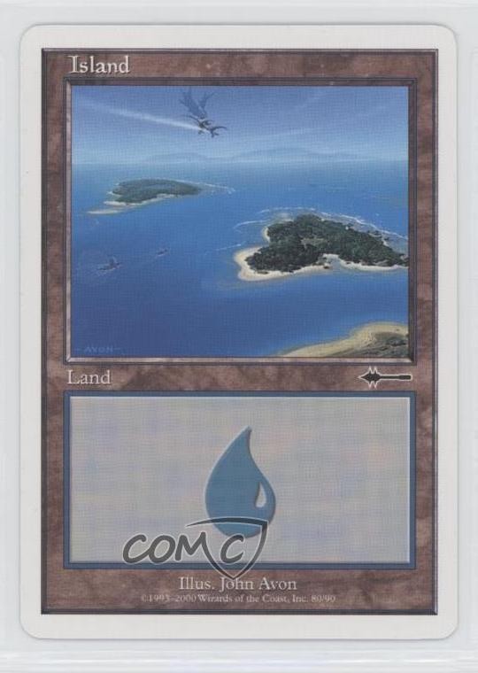 Island White Border Magic: Beatdown Box Set #80 2000