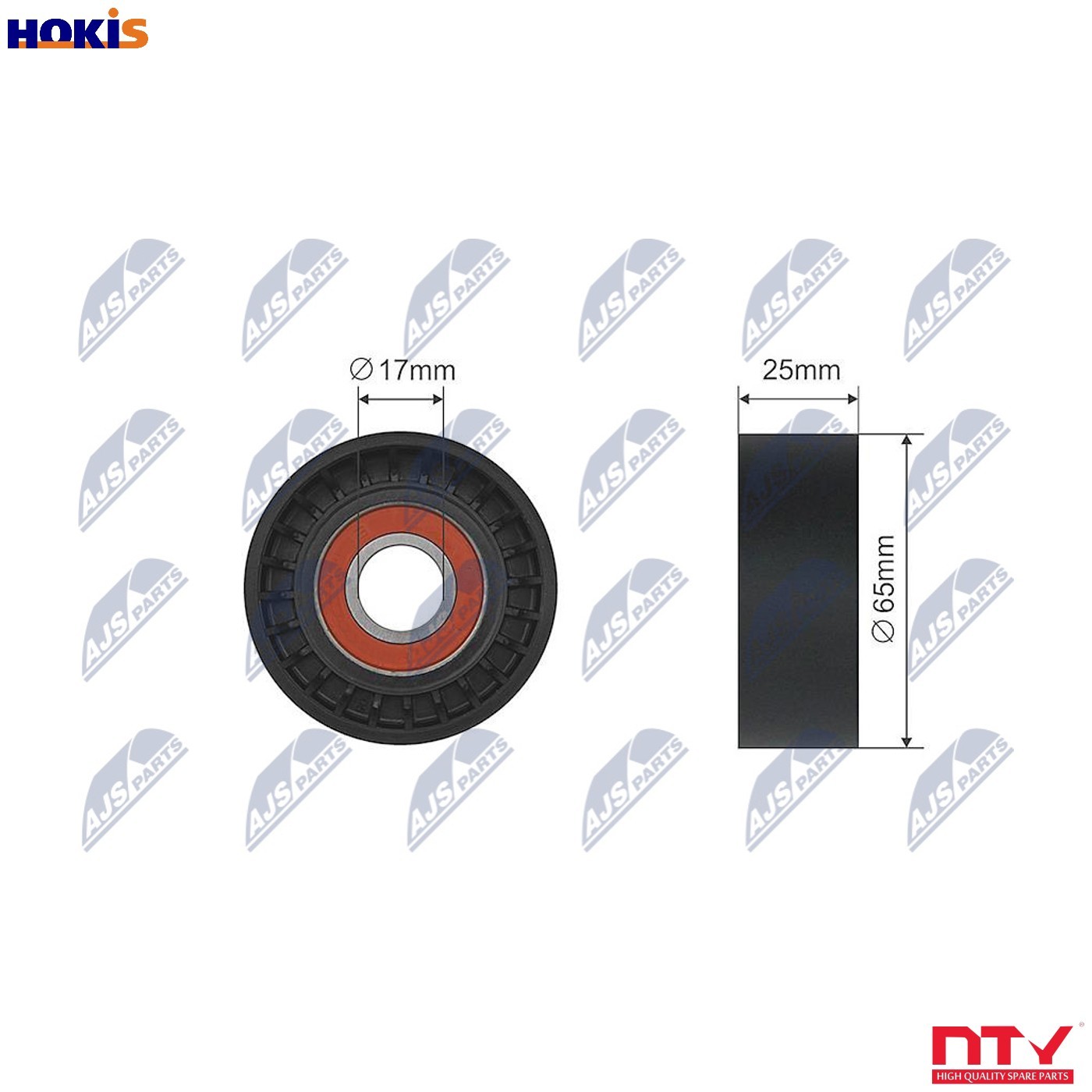 N.T.Y. RNK-CT-029.NTY Tensioner Pulley, V-ribbed belt for CITROËN,DS,OPEL,PEUGEO - Image 12