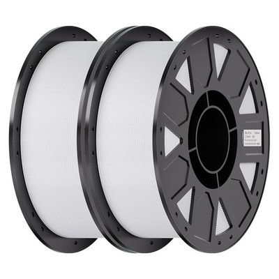3D Printer Filament PETG 1.75mm 2KG White Creality Ender 4.4lbs High Flow