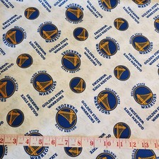 NBA Golden State Warriors Basketball CA  Cotton Fabric FQ HY BTY U pick the size