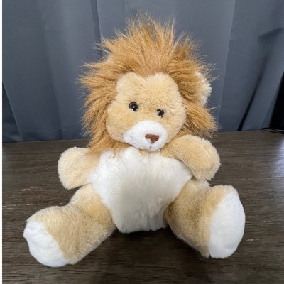 Vintage Happiness Express Lion Hand Puppet Plush Stuffed Animal 10'' Fuzzy Mane