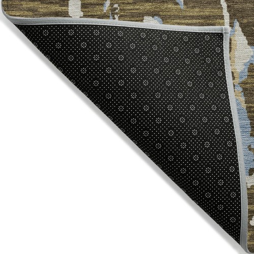 Chantille ACN1046 Brown 1'8" x 2'6" Indoor Outdoor Area Rug, Easy Clean, Mach... - Picture 4 of 6