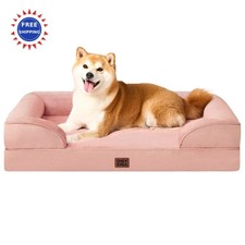 Orthopedic Dog Beds Waterproof Memory Foam Large Bed Sides Non Slip Washable
