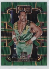 2024 Panini Select WWE Concourse Green Flash Prizm Faarooq Ron Simmons HOF 13ab