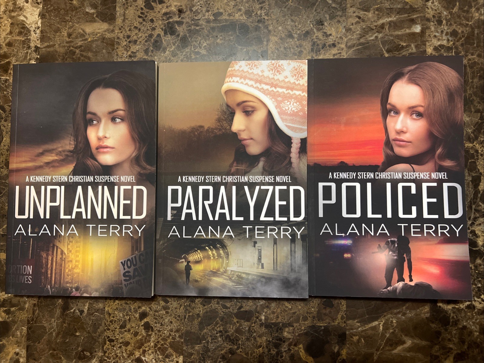 Lot of 3 Alana Terry Kennedy Stern Christian Suspense Novels Books 1-3 Paperback