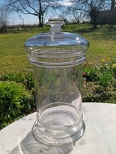 Bocal de confiseur  pharmacie en verre soufflé XIXème