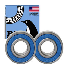 PGN 2 Pack 6203-2RS Bearing - Lubricated Chrome Steel Sealed Ball Bearing - 17