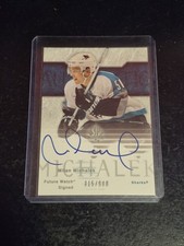 2003-04 Milan Michalek UD SP Authentic Future Watch Auto /999 Rookie RC 