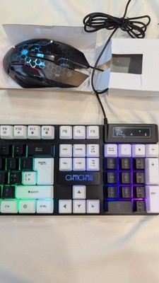 Chonchow * 1950 Series * Suspension Keycaps * Rainbow Backlight * Black & White