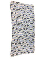 Handmade Multicolor Crochet Baby Blanket Thick 34  x 36  