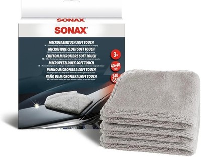 SONAX  Reinigungstücher MicrofaserTuch soft touch 3er Pack 04510000
