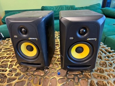 KRK Systems Rokit 5 Powered Studio Speakers Pair (RP5G3-NA) w/ Power Cables