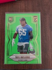 Tate Ratledge RC Aspirations Green /999 2025 Donruss Elite Lions