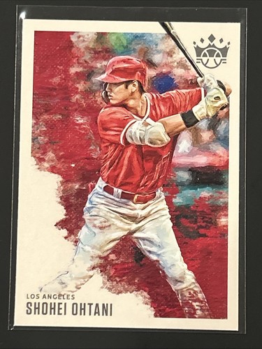 Shohei Ohtani 2020 Diamond Kings High Number Canvas SP #165 Los Angeles Angels