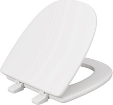 Jones Stephens C049WD00 MOLDED WOOD TOILET SEAT SQUAR - White