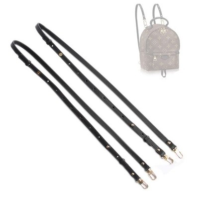 1 pair genuine leather straps replacement match to Palm Springs mini backpack