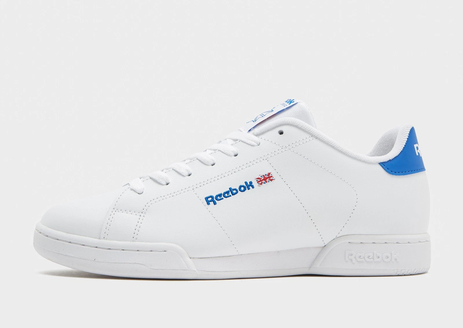 Authentic Reebok NPC ll Tennis Shoes ® ( Men Sizes: UK 8 - 11 ) White / Blue