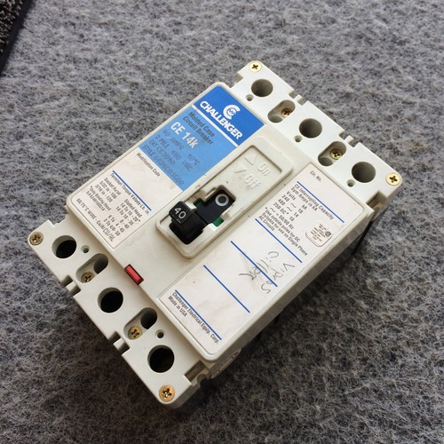 Challenger CE3040 Molded Circuit Breaker CE 14K 40Amp 3Pole 480VAC - Picture 11 of 11