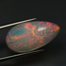 6.62 Ct IF Fair Perfect Pear 21.6 x 11.4 MM Multi Colors Play Rainbow Fire Opal