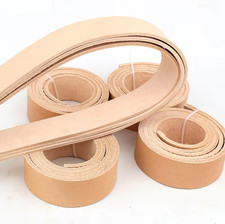 3/10 oz. (1mm-4mm) Cowhide Leather Veg Tan Leather Belt Blanks Strips Straps