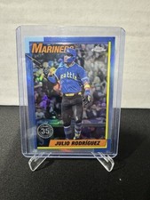2025 Topps Chrome - 1990 Topps Baseball Julio Rodriguez #90CB-6