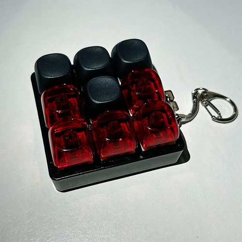 Candy Color 9 Keys Mechanical Keyboard Tester Stress Relief DIY Keychain - Afbeelding 16 van 24