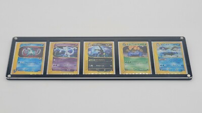 Pokemon 5 Card Holder Acrylic Case Framing/Display Quality Original Case Only