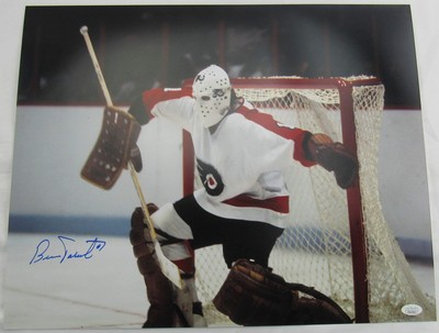 Bernie Parent Signed Auto Autograph 16x20 Photo JSA Certification II