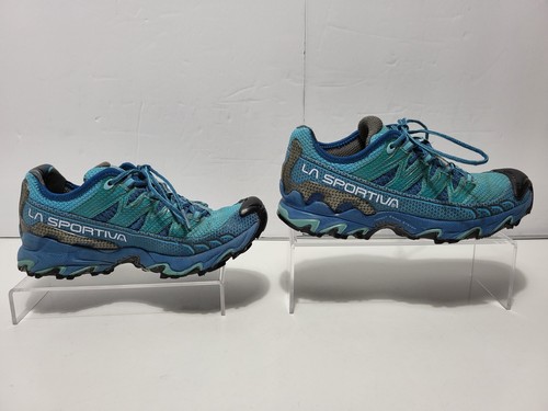 LA SPORTIVA Ultra Raptor Womens US 7 EU 38 Ink/Topaz Blue Trail Running Shoes - Picture 4 of 11