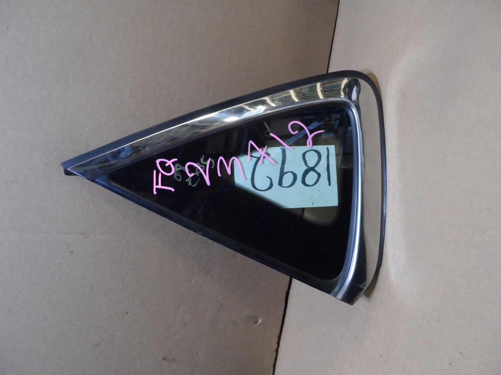 2008 - 2012 Infiniti EX35 DRIVER Side Used Quarter Glass Window  #1892-V