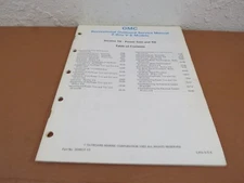 1984 OMC 2 thru V-6 Outboard Service Manual OEM Power Trim and Tilt 394607-10