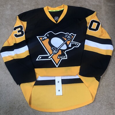 Reebok Authentic Matt Murray Pittsburgh Penguins NHL Jersey Black Alternate  54