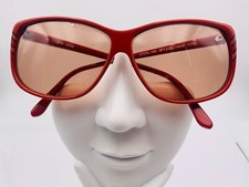 Vintage Sterling Optical 20W 4300 Red Oval Sunglasses Frames Hong Kong