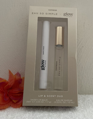 Express Eau So Simple Rollerball Perfume And Glow Studio Tinted Lip Balm Set