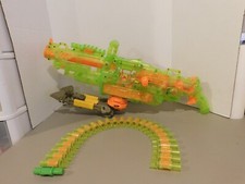 Nerf Vulcan EBF-25 Gun Automatic Dart Blaster Green Clear Transparent WORKS  