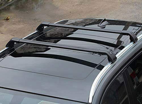 2 pezzi per Volvo XC40 2018-2024 barre trasversali chiudibili barre portatutto binario - Foto 7 di 8