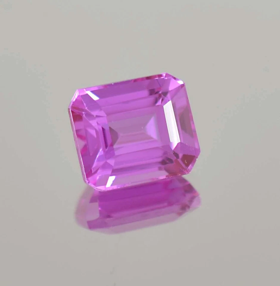 5.10 Karat AAA Natürlich Makellos Ceylon Rosa Saphir Strahlender Schnitt Locker - Bild 1 von 4