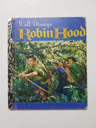 Little Golden Book - Walt Disney's Robin Hood 1973 HC - Afbeelding 1 van 6