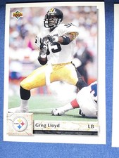 1992 Upper Deck Greg Lloyd Pittsburgh Steelers #69