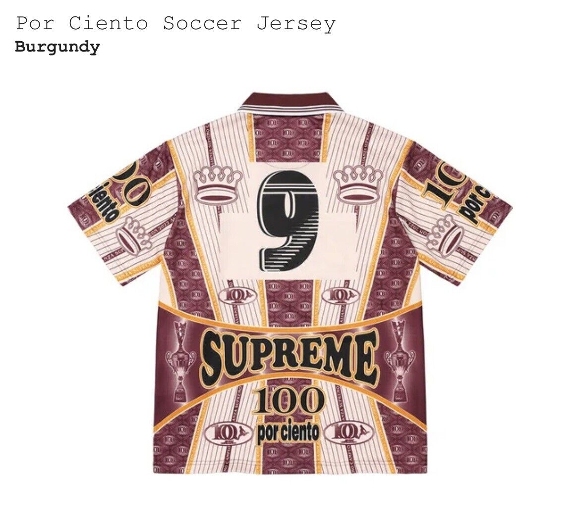 Supreme por ciento soccer jersey