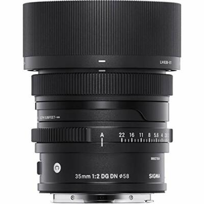 SIGMA Sony E-mount Lens 35mm F2 DG DN Single Focal Length Wide Angle Full Size