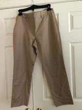 Charter Club Size 12 Classic Fit Pant Shop Beige Women