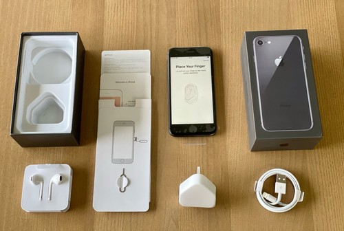 Apple iPhone 8 64GB 256GB Black Silver 4G LTE iOS Unlocked - Grade A+++ Pristine - Afbeelding 4 van 9