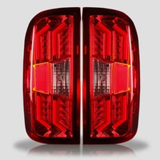 For 2014-2018 Chevy Silverado 1500 2500 3500 HD LED Tail Lights Brake Lamps Red